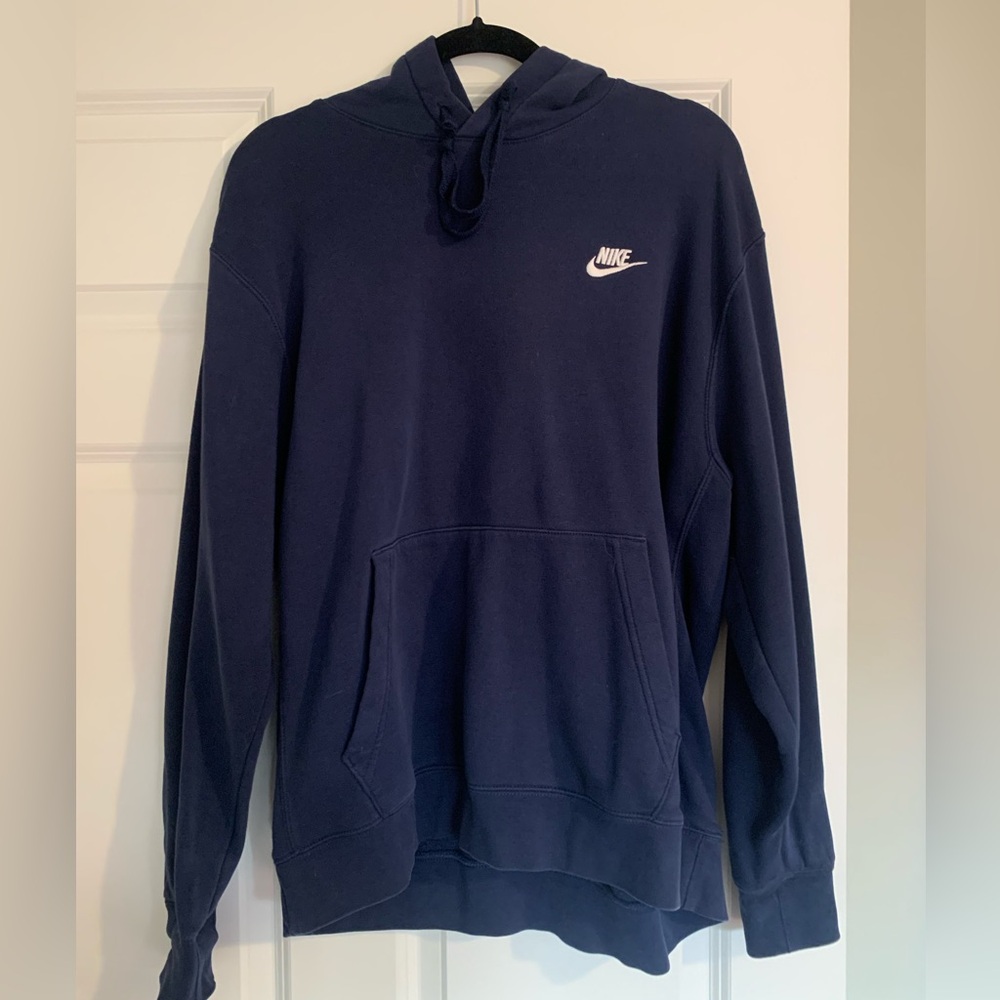 Nike Men's Navy Blue Hoodie